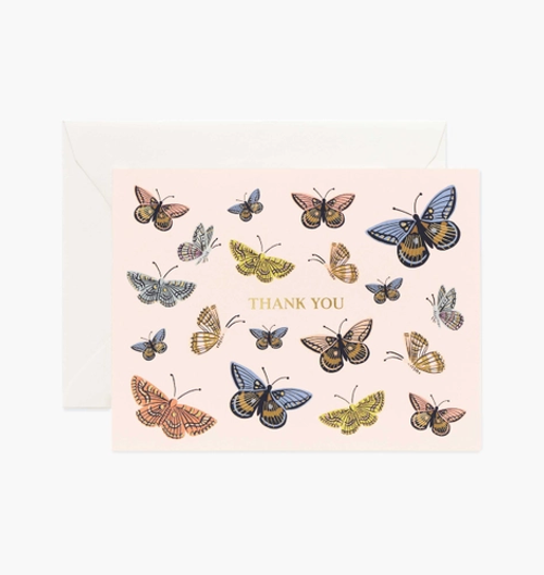 Monarch Thank You Card Monarch Thank You Card