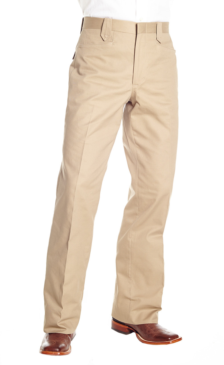 British Khaki Cotton Pants - Hangrr