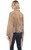 Hand Laced Snap Front Suede Jkt. W/ Beading And Bone Pipe Fringe Accents (LL21661-F23)