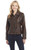 Studded & Hand Laced Lamb Nappa Zip Front Jacket W/ Multi-Studded Back Band (LL21263-F26)