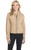 Studded And Hand Laced Suede Zip Front Jacket W/ Multi-Studded Back Band (LL21273-F25)