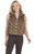 Zip Front Faux Fur Vest W/ Microsuede Trim (CR19909-F26)