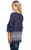 3-Tier Ruffle Sleeve V-Neck Top With Geometric Embroidery (CG90304)