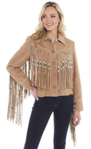 Women's Suede Fringe Jacket | Schaefer Outfitter