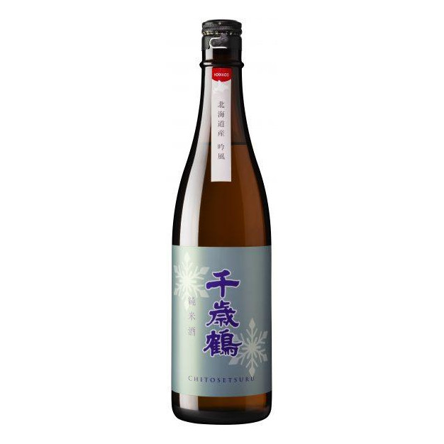 Nippon Seishu Chitose Tsuru Kita Shizuku Junmai Ginjo Sake NV 720ml