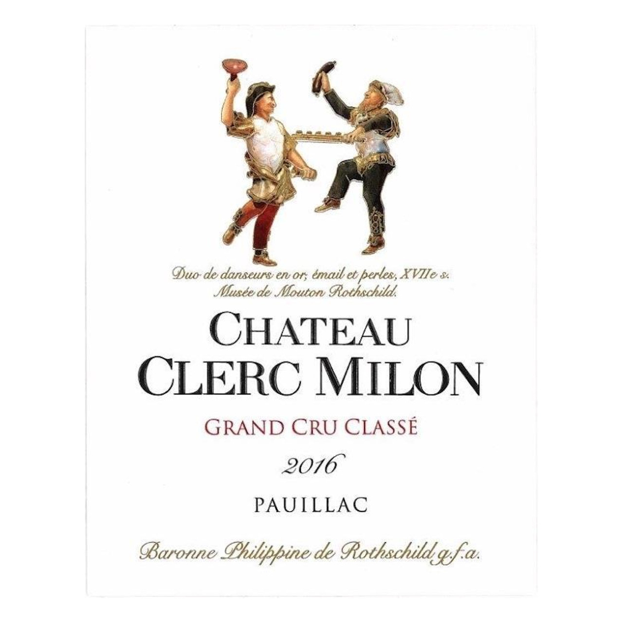 ワイン CHATEAU CLERC MILON 2018 2018】シャトー・クレール・ミロン Chateau Clerc-Milon