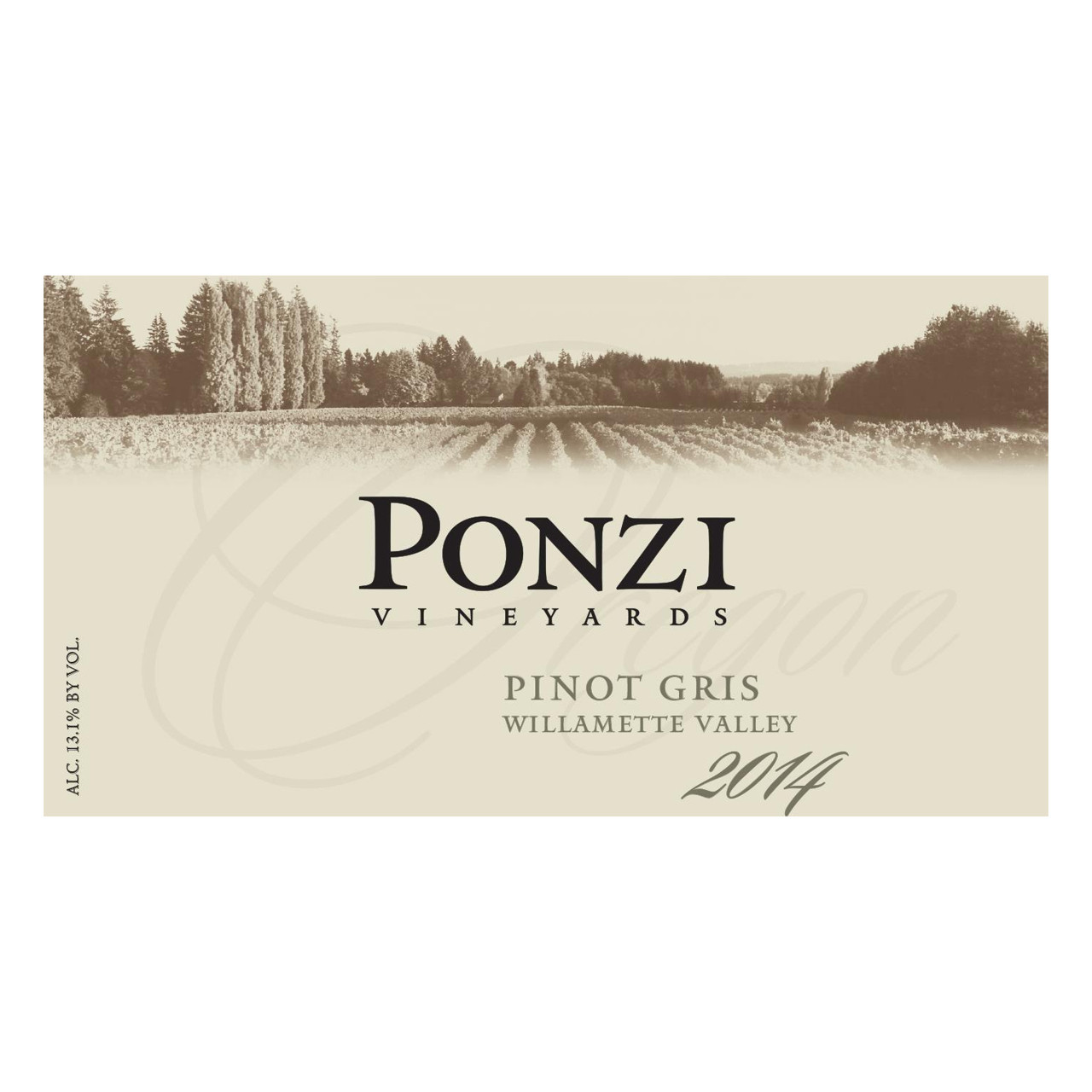 Ponzi Vineyards Pinot Gris Willamette Valley