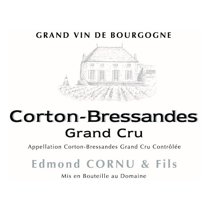 Edmond Cornu Corton-Bressandes Grand Cru 2019 1.5L