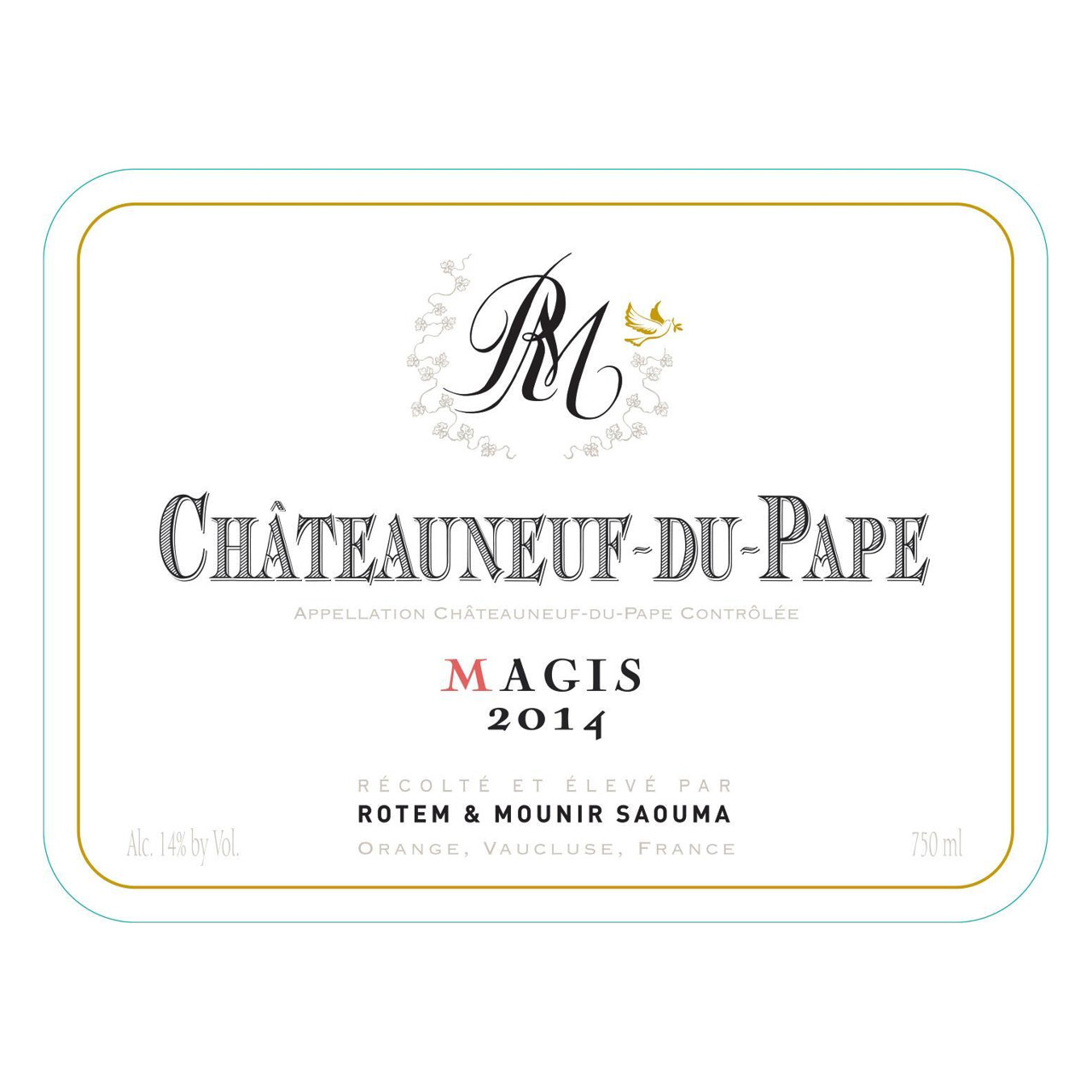 Rotem & Mounir Saouma Chateauneuf-du-Pape Magis Blanc