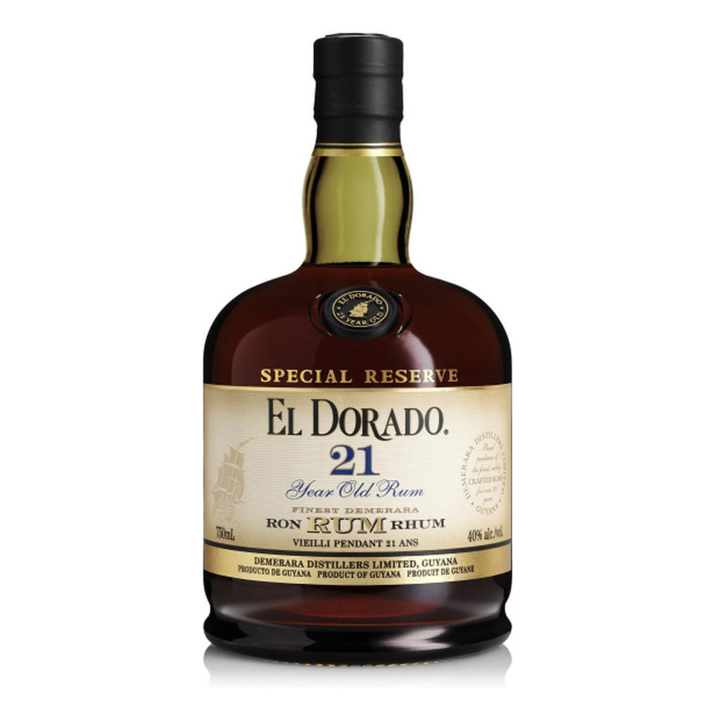 El Dorado Rum 21 Year Old Demerara Rum 80 Proof 750ml