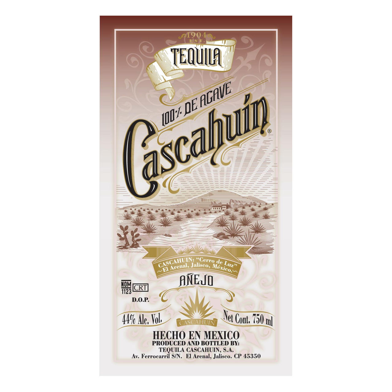 Cascahuin Añejo Tequila 100% de Agave 88 Proof | The Cellar d'Or