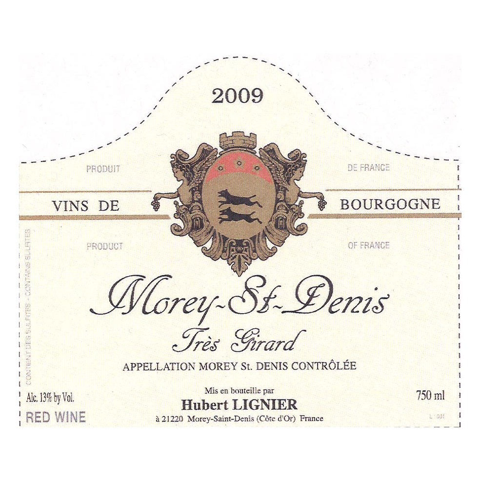 Hubert Lignier Morey-Saint-Denis Tres Girard 2023 750ml