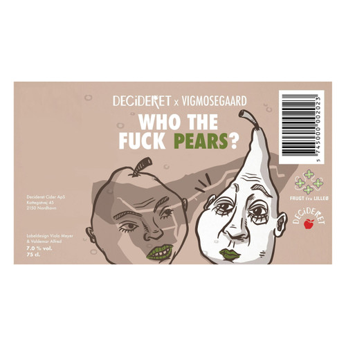 Decideret, Wild Fermented Cider 'Who the Fuck Pears?' 2021 750ml