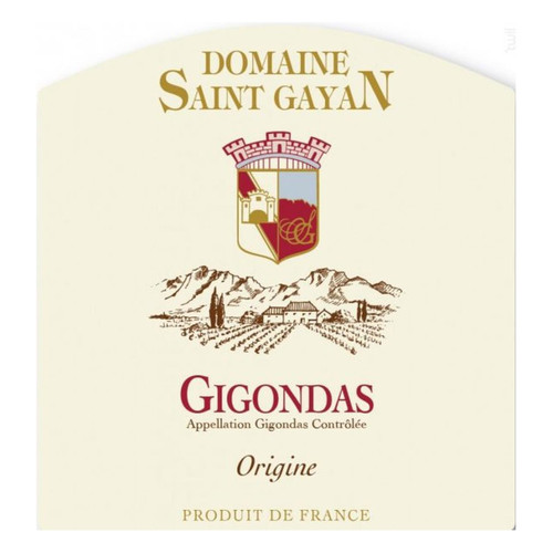 Domaine Saint Gayan Gigondas 2017 750ml