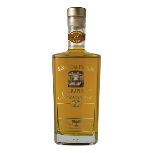 Distilleria Friulia 18 Mesi Riserva Sgnape Dal Fogolar Stravecchia Grappa NV 750ml