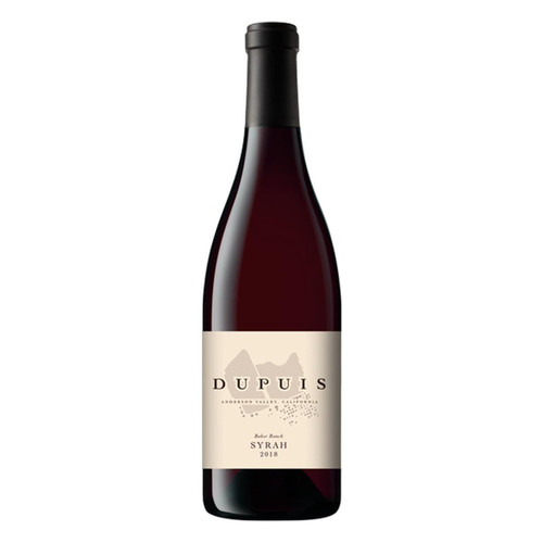 DuPuis Wines Syrah Baker Ranch Anderson Valley 2019 750ml