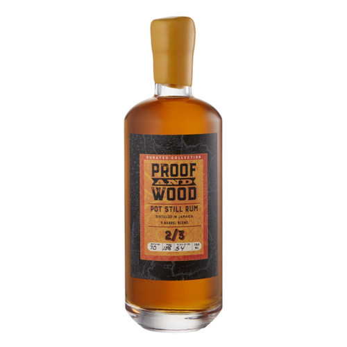 Proof and Wood Curated Collection 3 Barrel Blend Pot Still 3/2 Rum NV 750ml