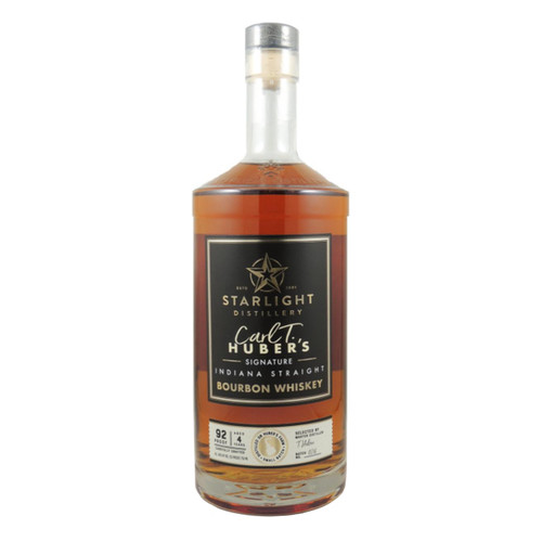 Starlight Distillery, Carl T Straight Bourbon Whiskey NV 750ml