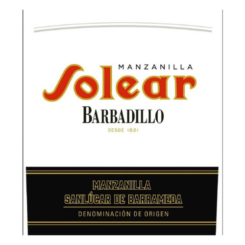 Bodegas Barbadillo Solear Manzanilla Sanlucar de Barrameda Sherry NV 750ml