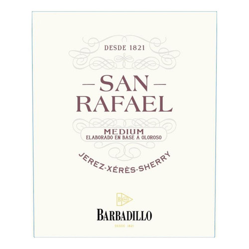 Bodegas Barbadillo San Rafael Medium Jerez-Xeres-Sherry NV 375ml