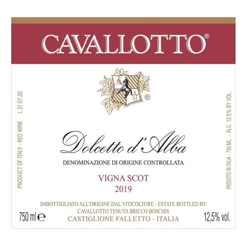 Cavallotto, Dolcetto D'Alba Vigna Scot 2021 750ml