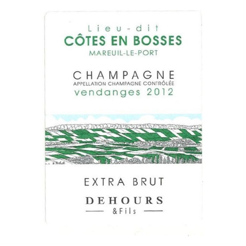 Champagne Dehours et Fils Champagne Extra Brut Lieu-Dit Cote En Bosses NV 750ml