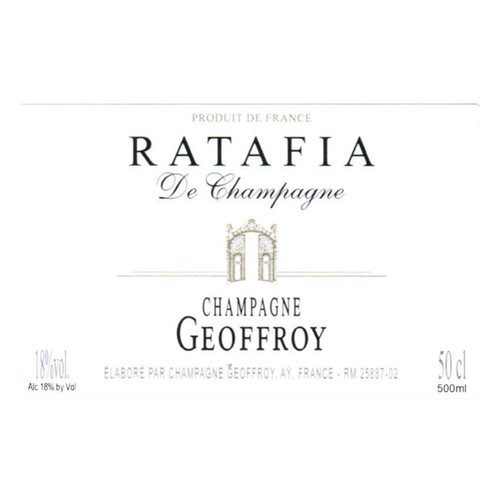 Champagne R. Geoffroy, Ratafia de Champagne NV 500ml