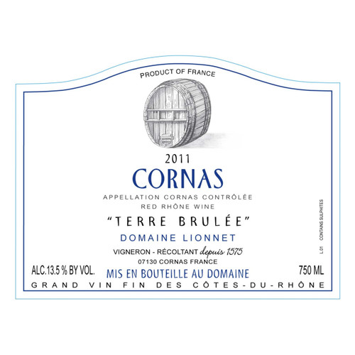 Domaine Lionnet Cornas "Terre Brûlée" 2019 1.5L