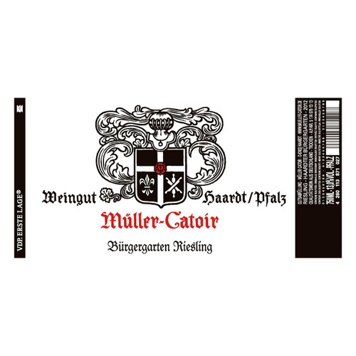 Muller-Catoir Riesling Haardt Burgergarten Erste Lage Trocken 2021 750ml