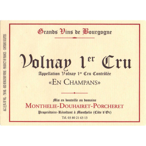 Domaine Douhairet-Porcheret Volnay 1er Cru En Champans 2020 750ml