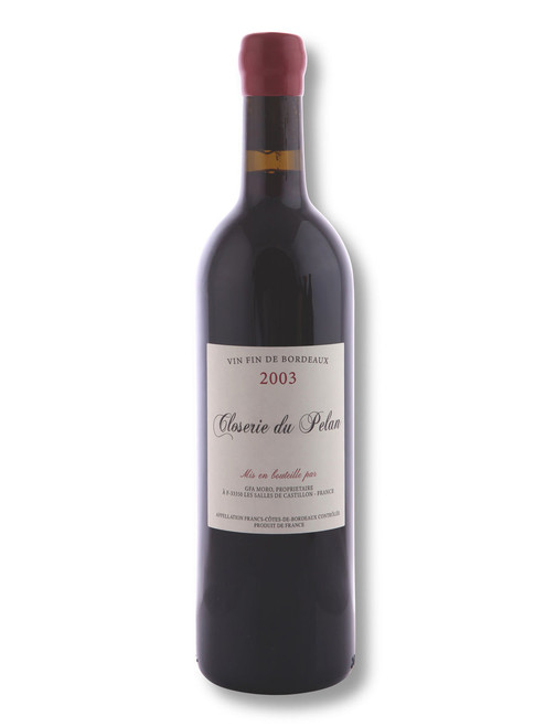 Closerie du Pelan Closerie du Pelan Rouge 2003 750ml Closerie du Pelan Closerie du Pelan Rouge 2003 750ml