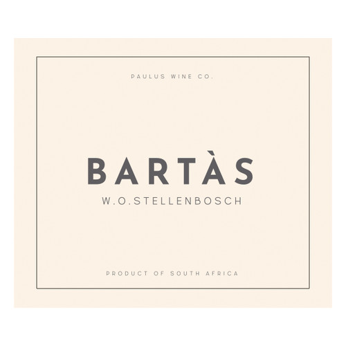 Paulus Wine Company Swartland Chenin Blanc Bartas 2021 750ml