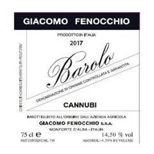 Giacomo Fenocchio Barolo Cannubi 2019 750ml
