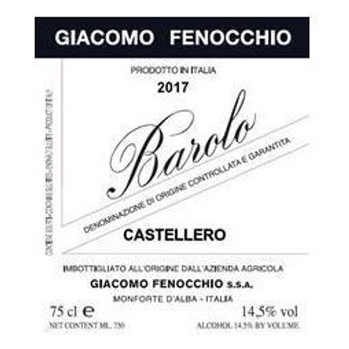 Giacomo Fenocchio Barolo Castellero 2019 750ml