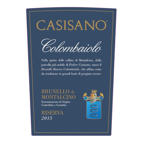 Casisano Brunello di Montalcino DOCG 2015 750ml Casisano Brunello di Montalcino DOCG 2015 750ml