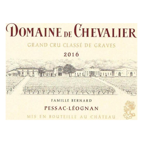 Label/Bottle shot for Domaine de Chevalier 2016 750ml