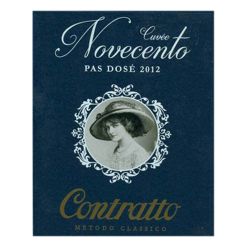 Contratto Novecento Cuvee Pas Dose Metodo Classico 2012 750ml