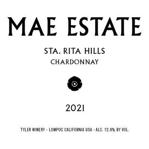 Tyler Winery Mae Estate Chardonnay Sta. Rita Hills 2021 750ml