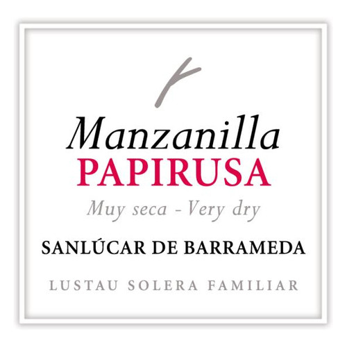 Emilio Lustau Manzanilla Sanlucar de Barrameda Papirusa Solera Reserva Sherry NV 750ml