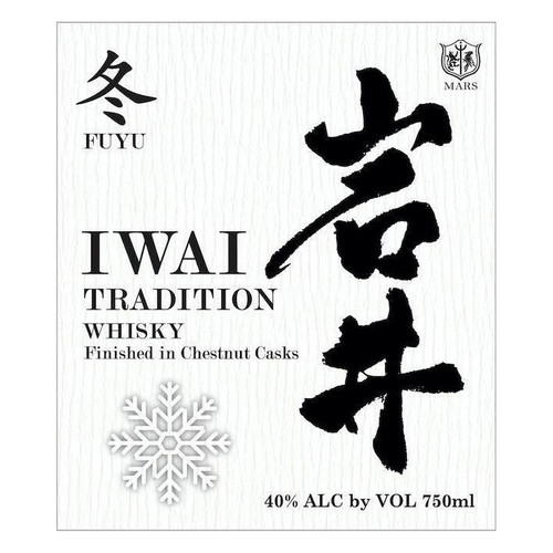 Mars Shinshu Distillery Iwai Tradition Fuyu Finished In Chestnut Casks Whisky NV 1.8L