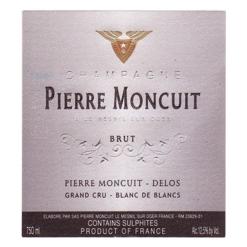 Pierre Moncuit Delos Grand Cru Blanc de Blancs Brut Current 3L Pierre Moncuit Delos Grand Cru Blanc de Blancs Brut Current 3L