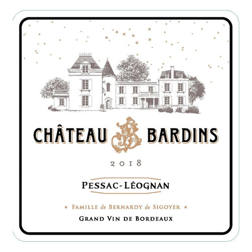 Chateau Bardins Pessac-Léognan 2018 750ml
