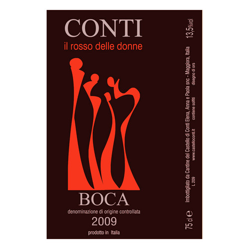 Conti Boca "il rosso delle donne" 2019 750ml Conti Boca "il rosso delle donne" 2019 750ml