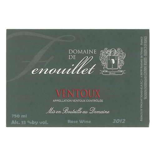 Domaine de Fenouillet Ventoux Rosé 2022 750ml Domaine de Fenouillet Ventoux Rosé 2022 750ml