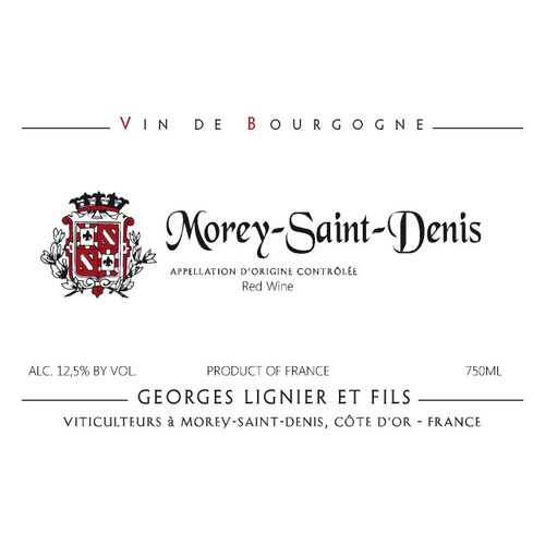 Georges Lignier Morey-Saint-Denis Rouge 2019 750ml