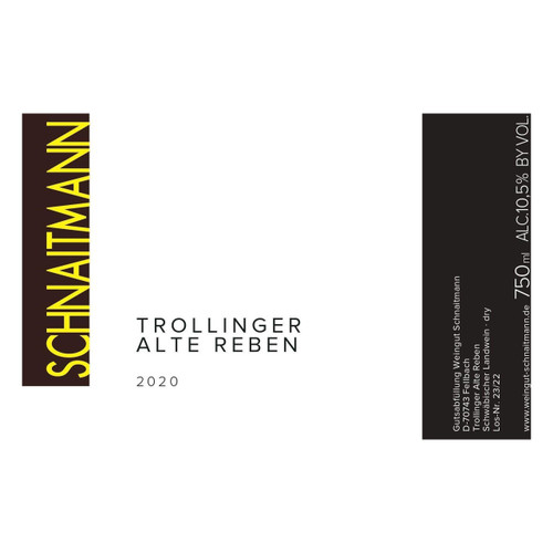 Weingut Schnaitmann Wurttemberg Trollinger Alte Reben Dry 2022 750ml