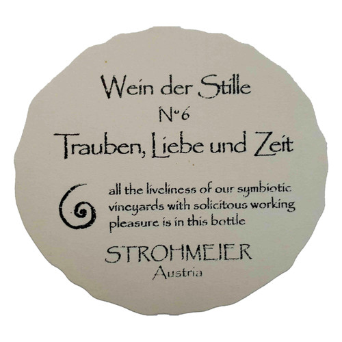 Franz Strohmeier Steirerland Trauben Liebe Und Zeit Wein Der Stille No.6 NV 750ml