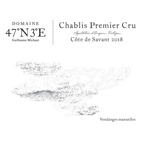 Guillaume Michaut Chablis 1er Cru Cote de Savant 2021 750ml