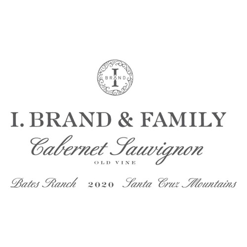 I. Brand & Family Cabernet Sauvignon 'Bates Ranch' Santa Cruz Mtns. 2020 750ml
