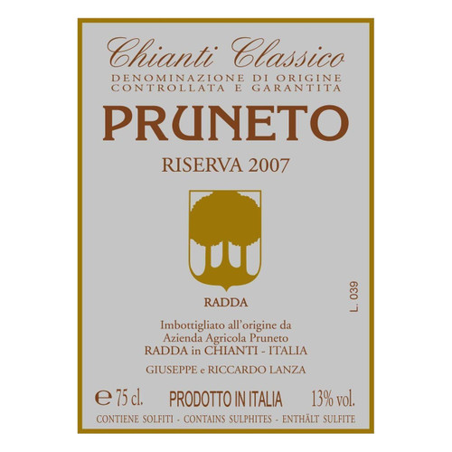 Pruneto Chianti Classico Riserva 2019 750ml
